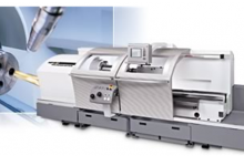 2-axis machine with Heidenhain Dialog Control Spindle bore 110mm, manual tailstock, fixed bezel Turning diameter 700mm, turning length 2000mm