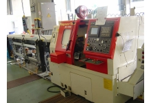 3-axis machine with driven tools Spindle bore 50mm LNS bar feeders Magazine 3m Turning diameter 220mm, turning length 305mm